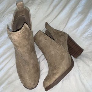 Taupe booties